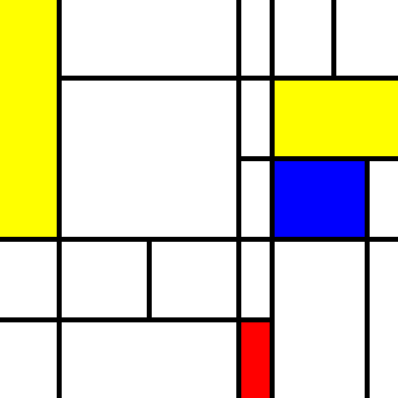 compositioninredblueandyellow.art, (NFT) #116