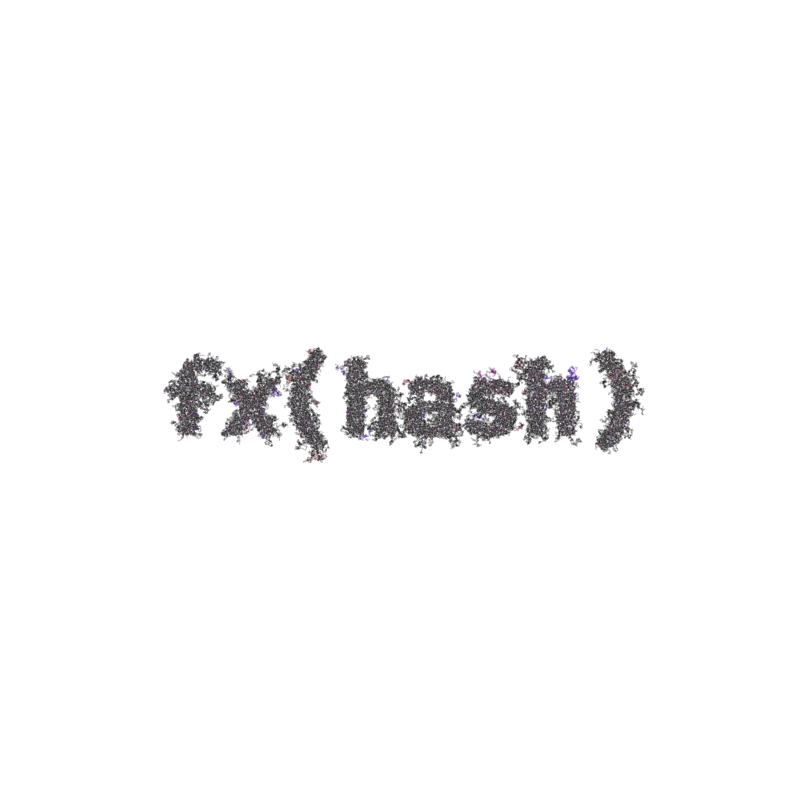 FXHASH Logo with Features #162