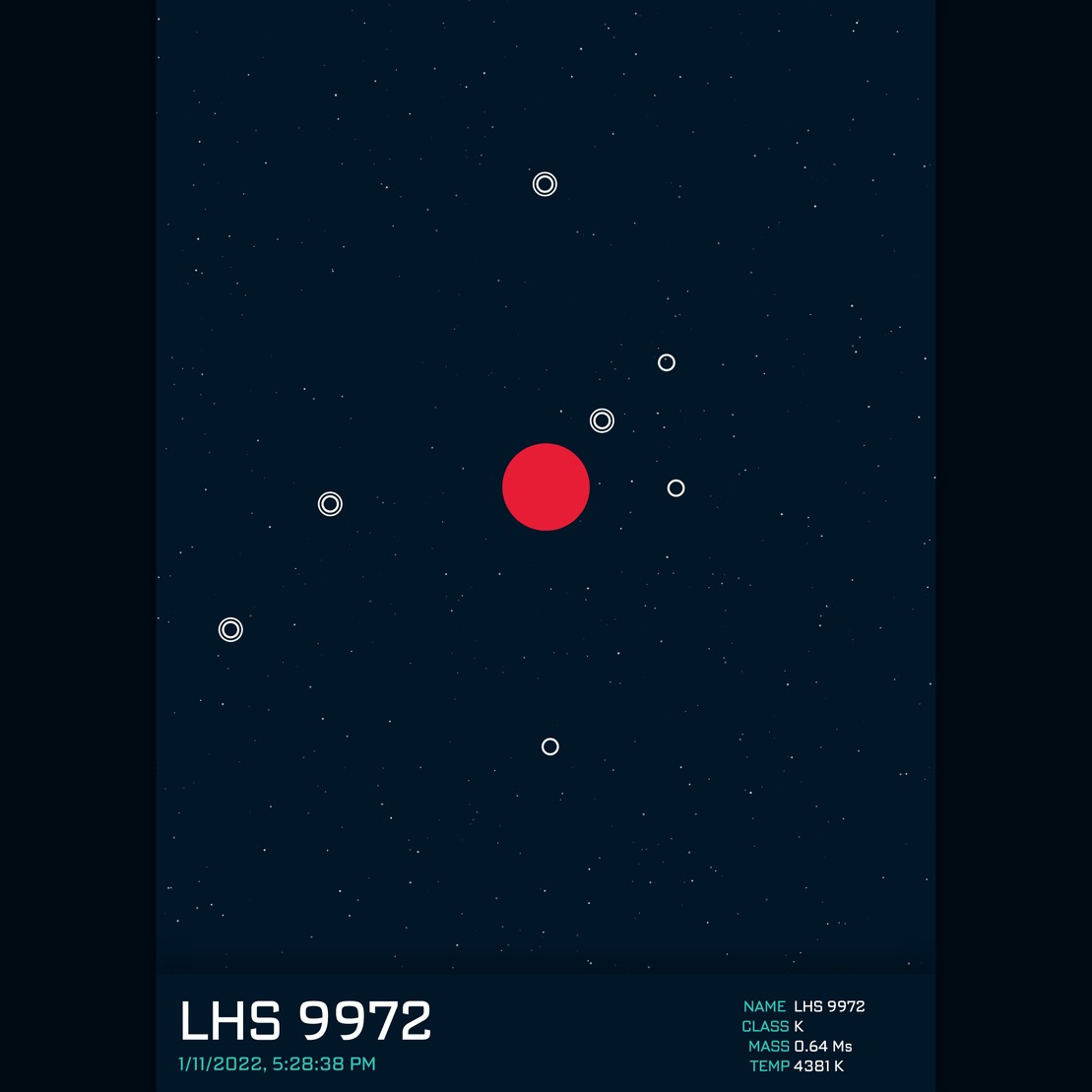 PLANETARY SYSTEM #128