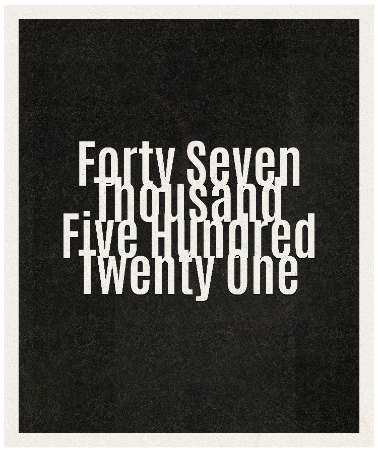 Count #47521