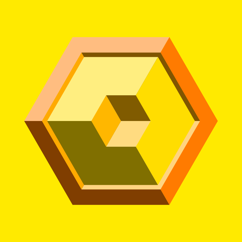 Hexagones - Art for Bots #59