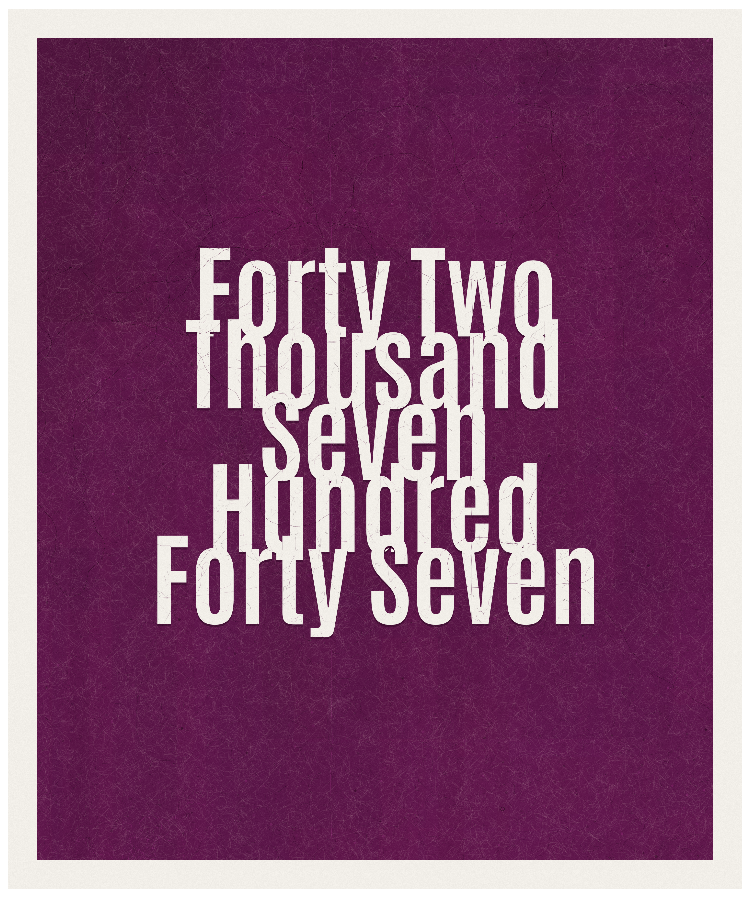 Count #42747