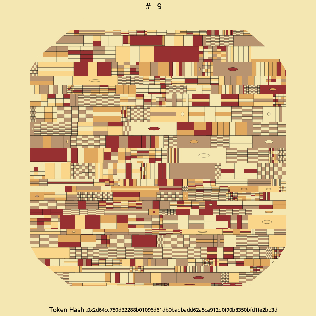 Abstracte Raster:The last piece #9