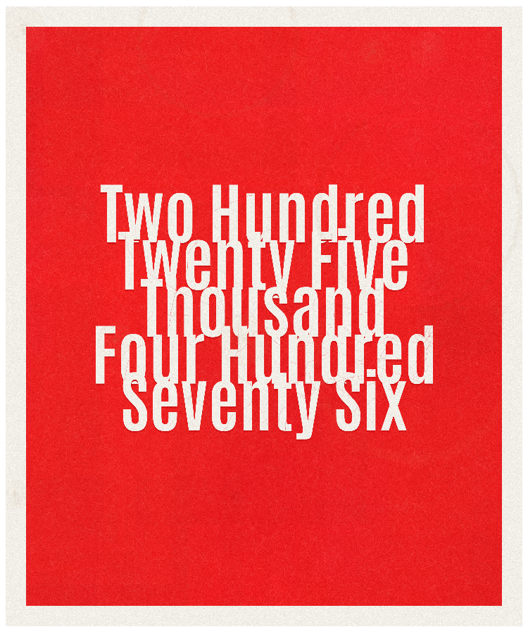 Count #225476