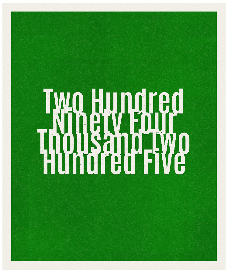 Count #294205