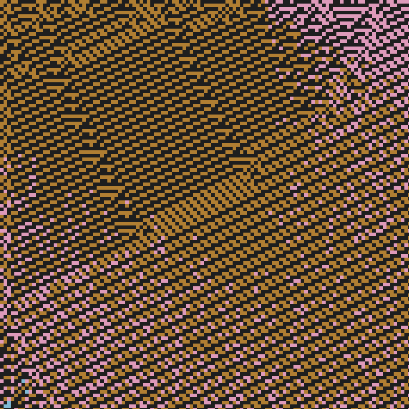 Colored Elementary Cellular Automaton #333