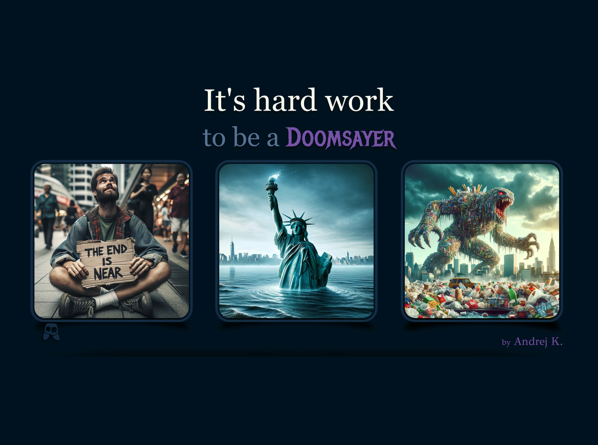 It's hard work to be a doomsayer.
