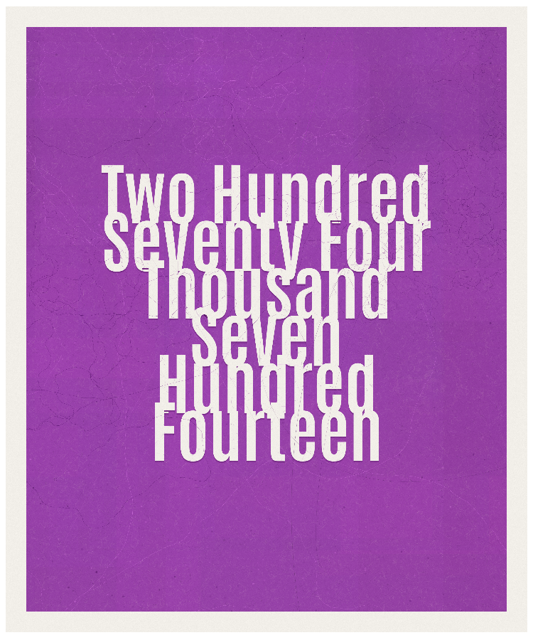 Count #274714