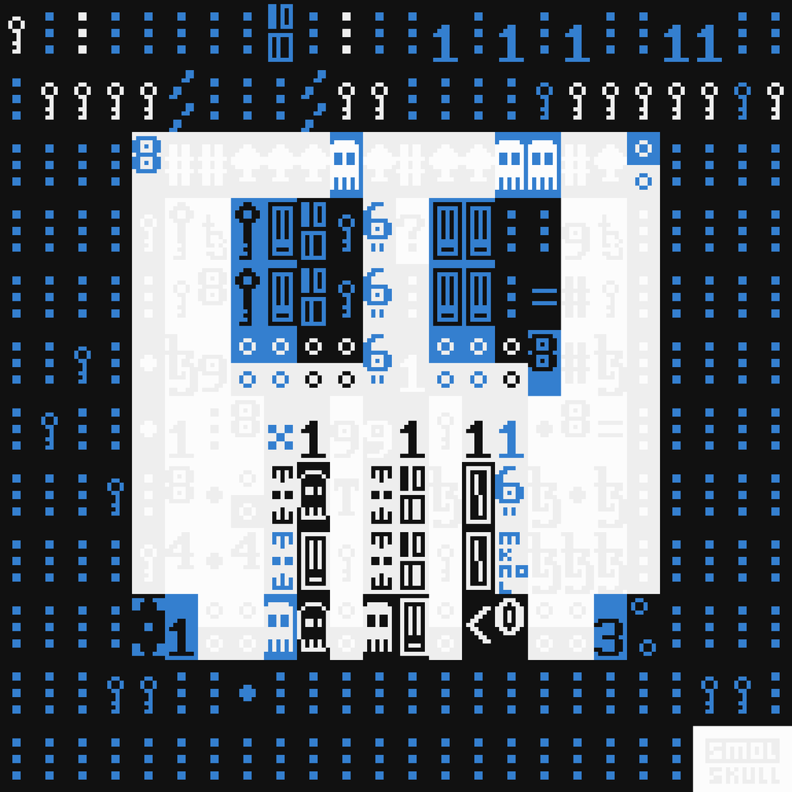 ASCII-SMOLSKULL #81