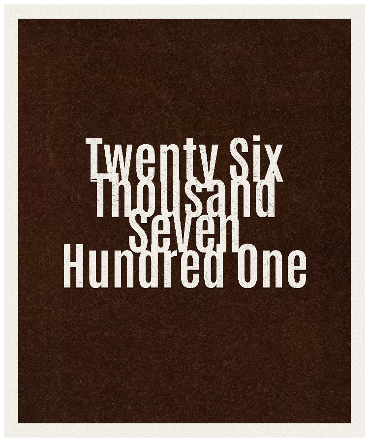 Count #26701