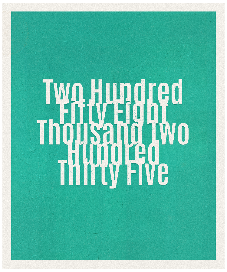 Count #258235