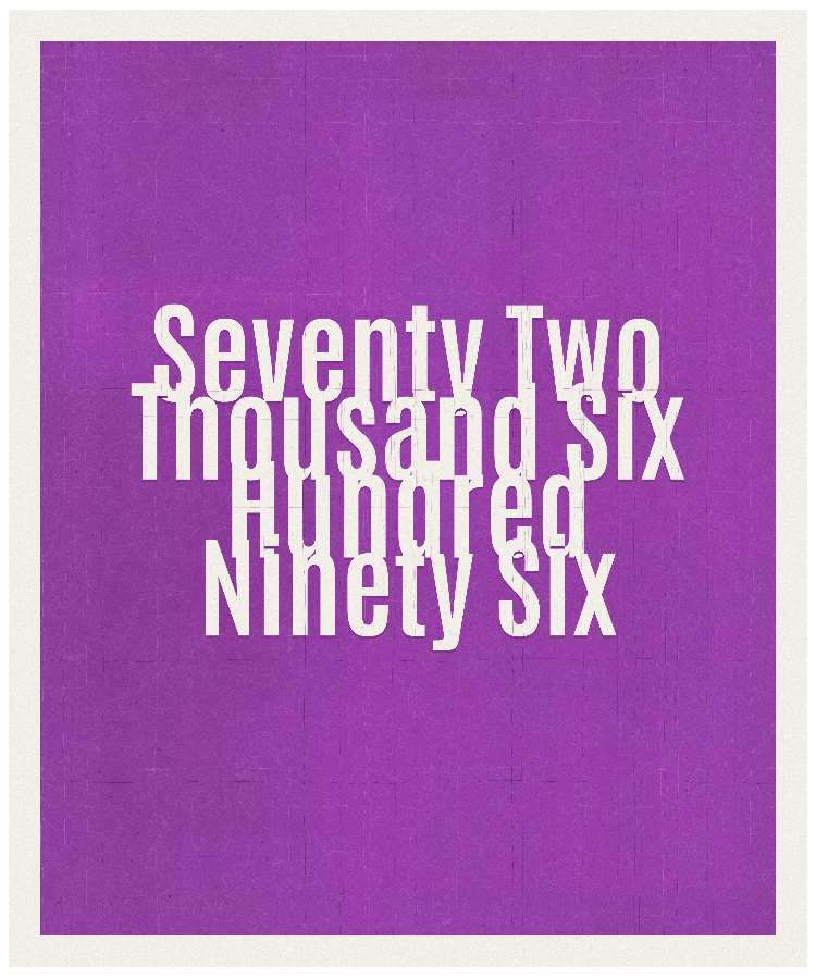 Count #72696