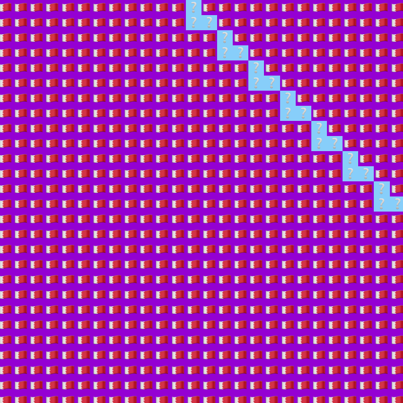 Elementary Cellular Emoji Automata #518