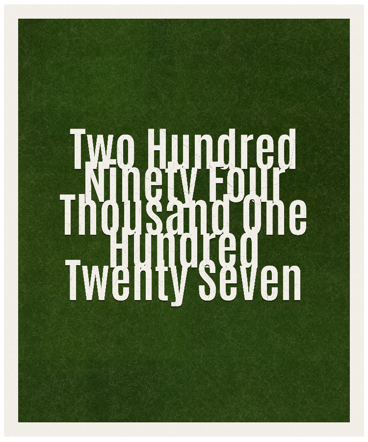 Count #294127