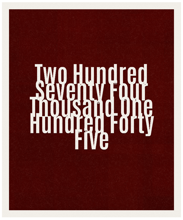 Count #274145