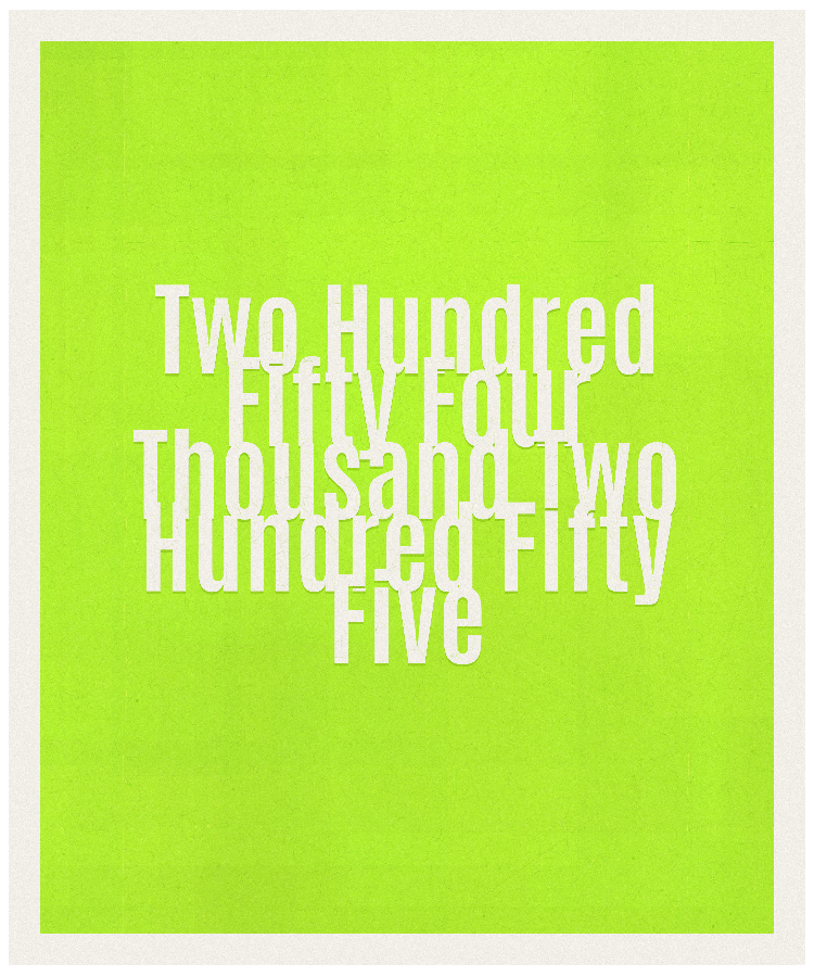 Count #254255