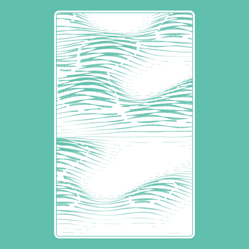 Topographic Playing Card #55