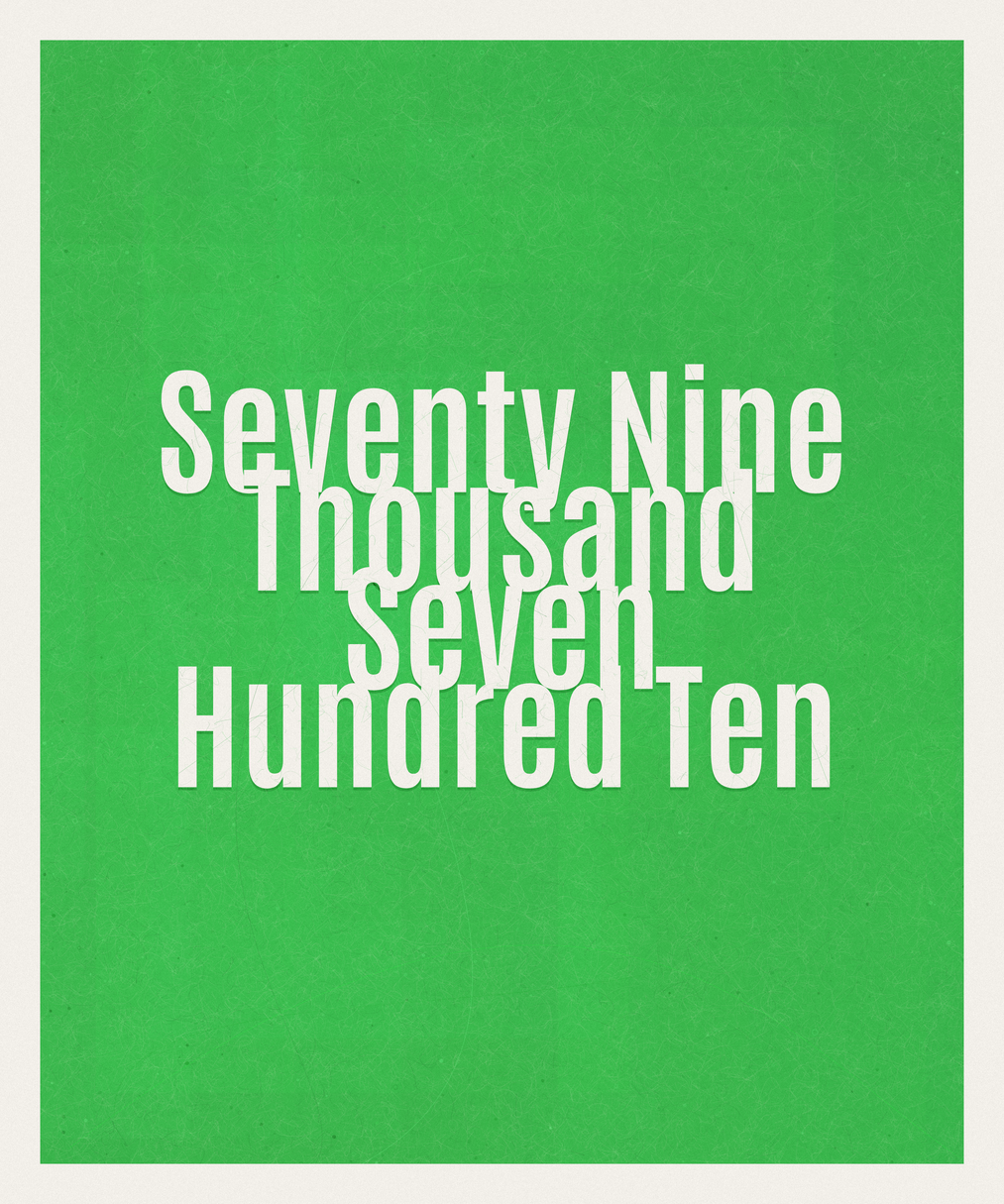 Count #79710