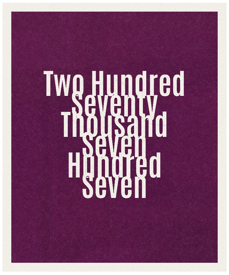 Count #270707
