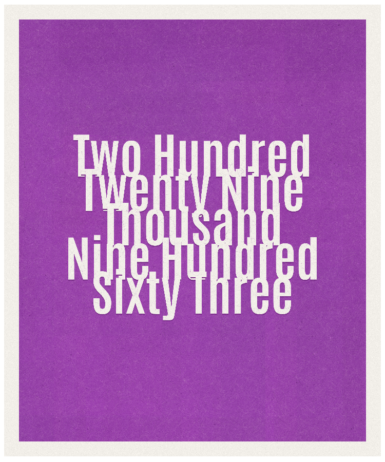 Count #229963