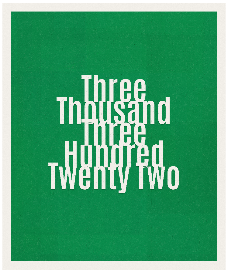 Count #3322