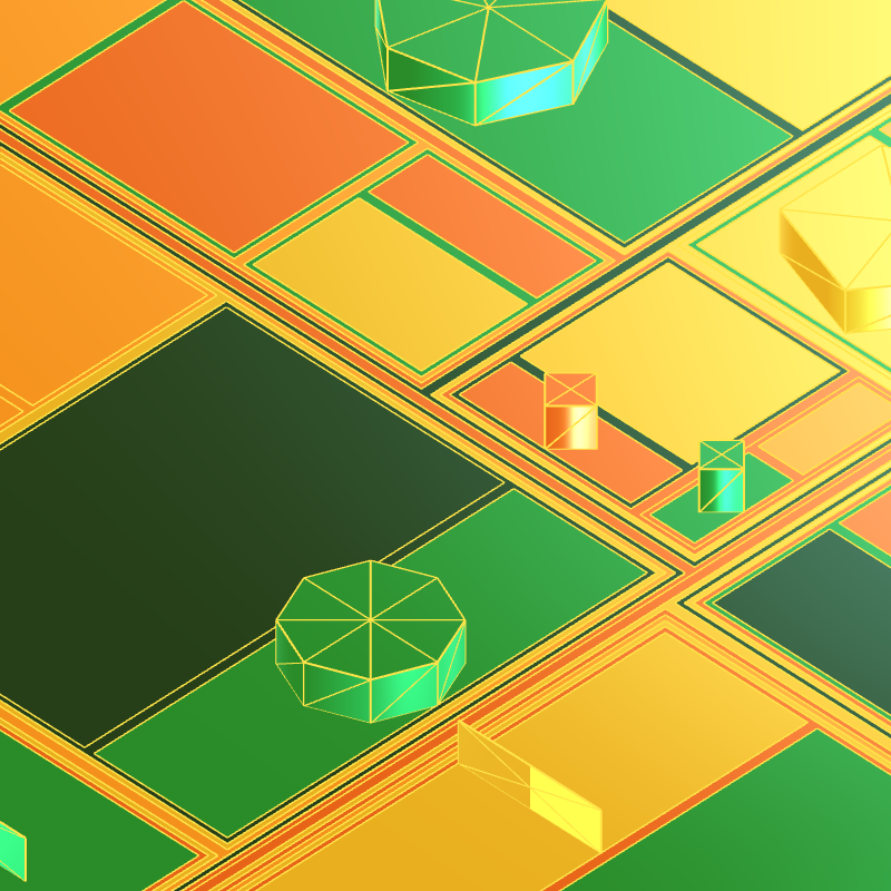 Geometric city #95