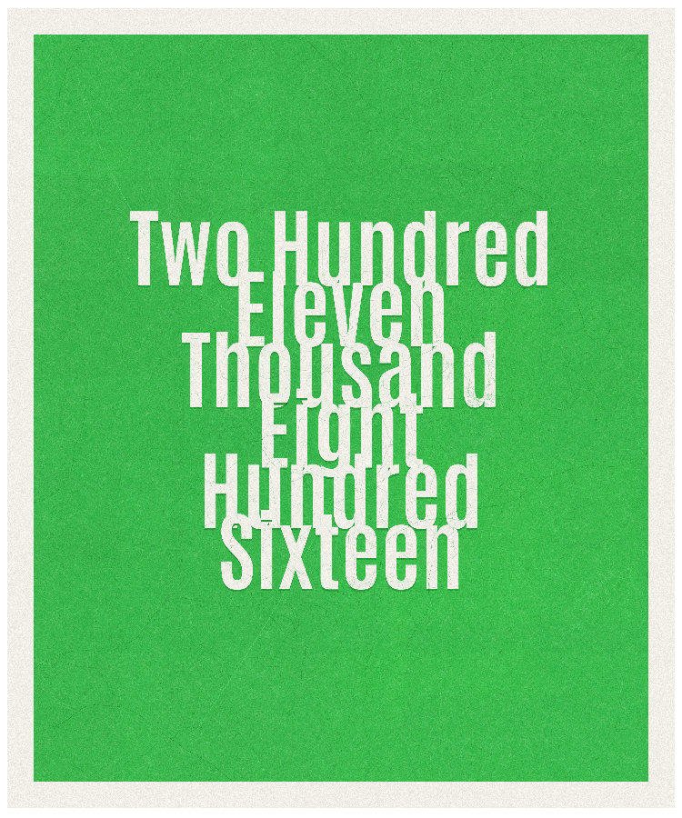 Count #211816