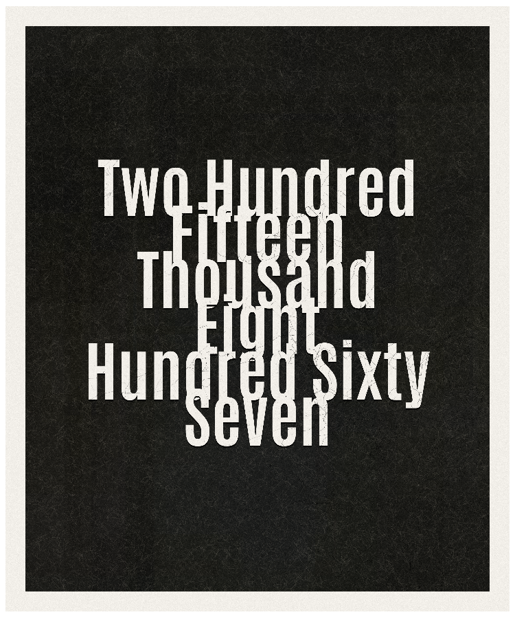 Count #215867