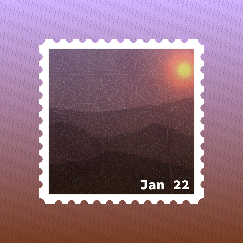 January 2022 stamp #13