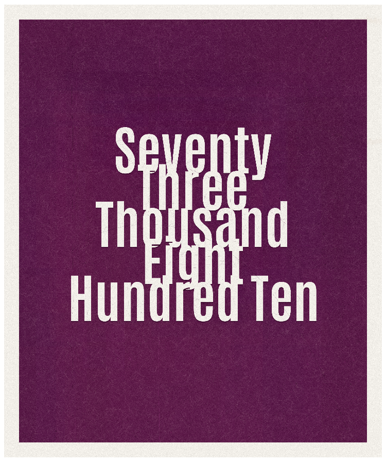 Count #73810