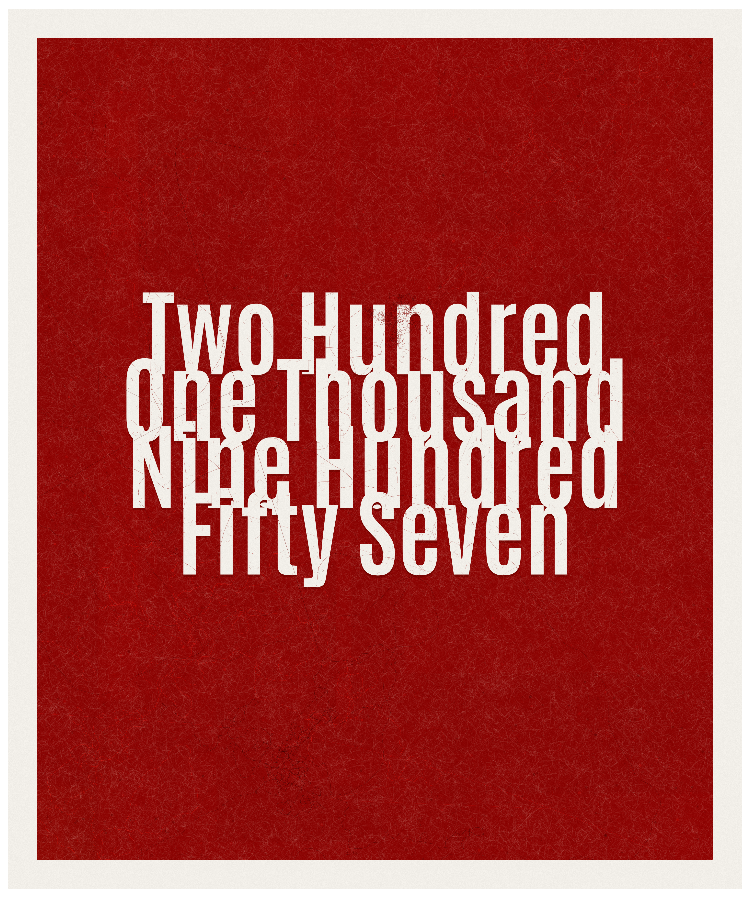 Count #201957