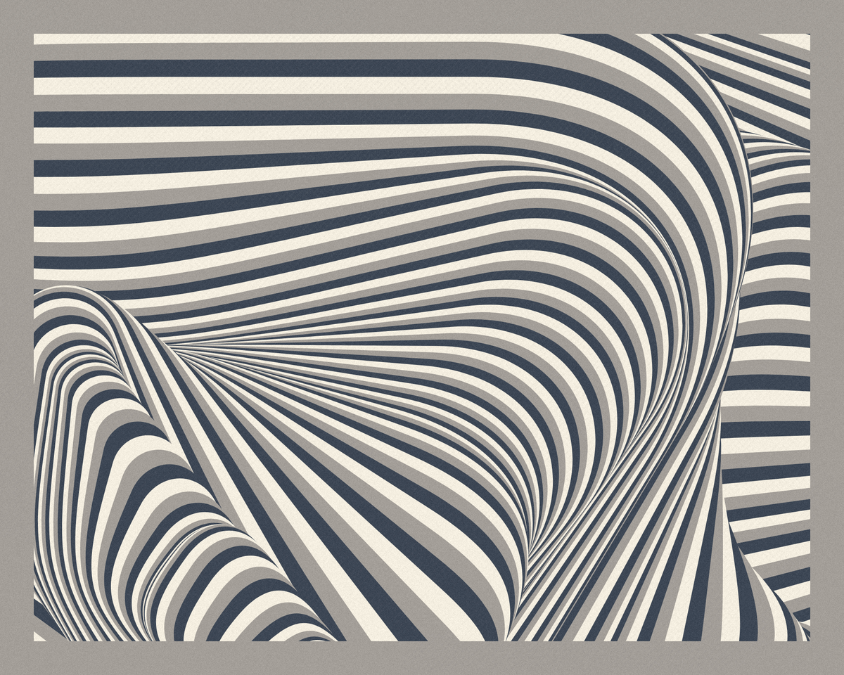 Alternating bands of color #106