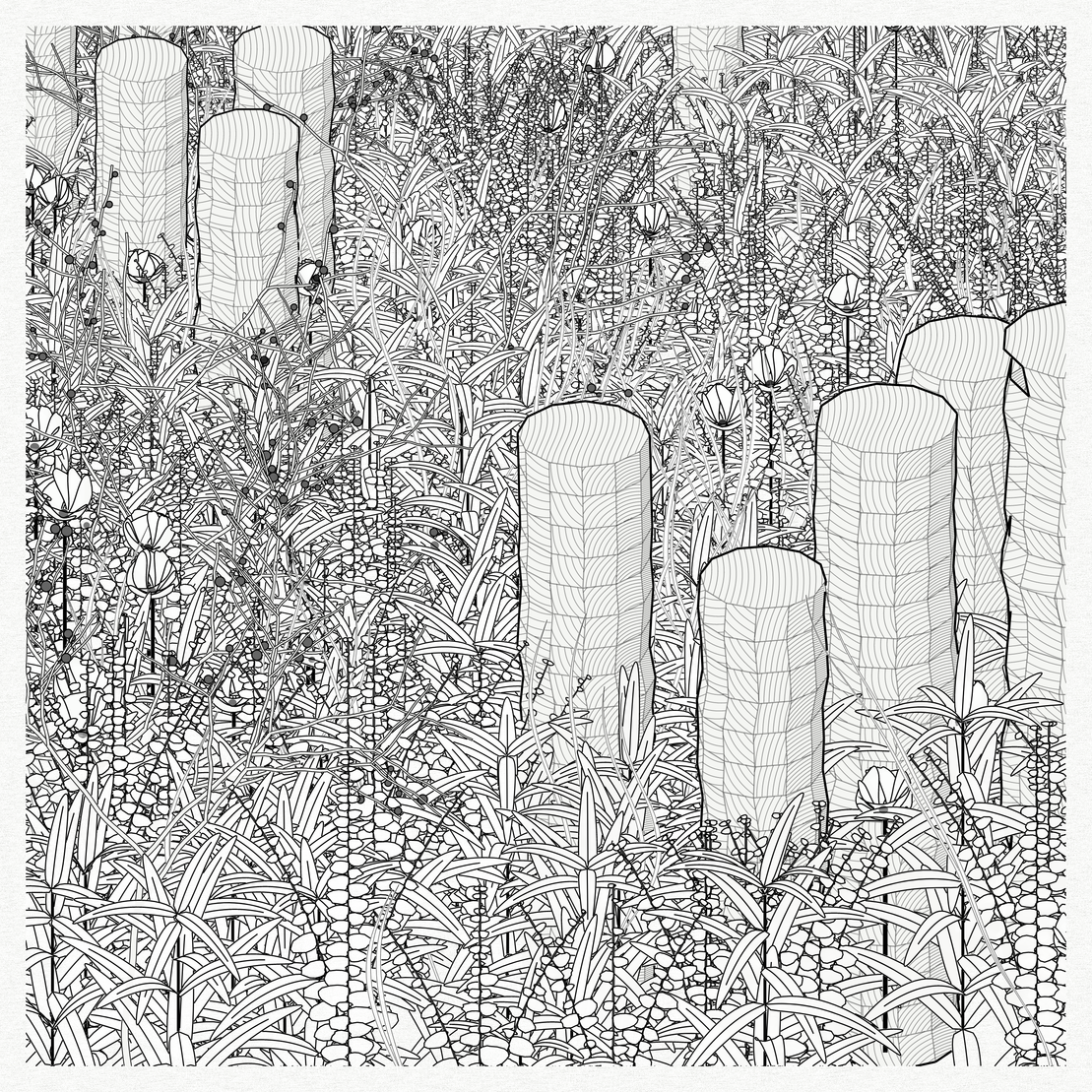 Garden, Monoliths #140