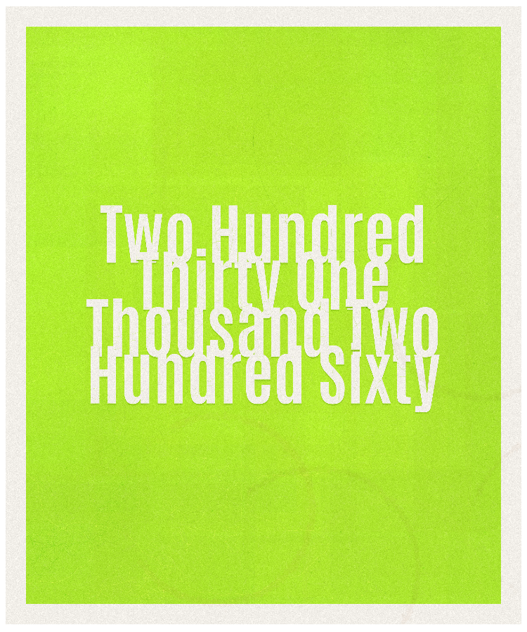 Count #231260