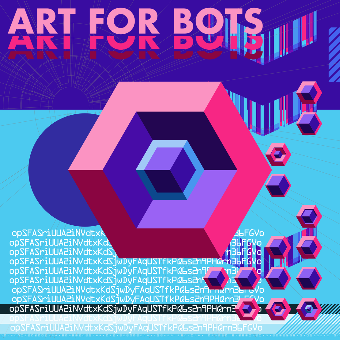 Hexagones - Art for Bots for Humans #28