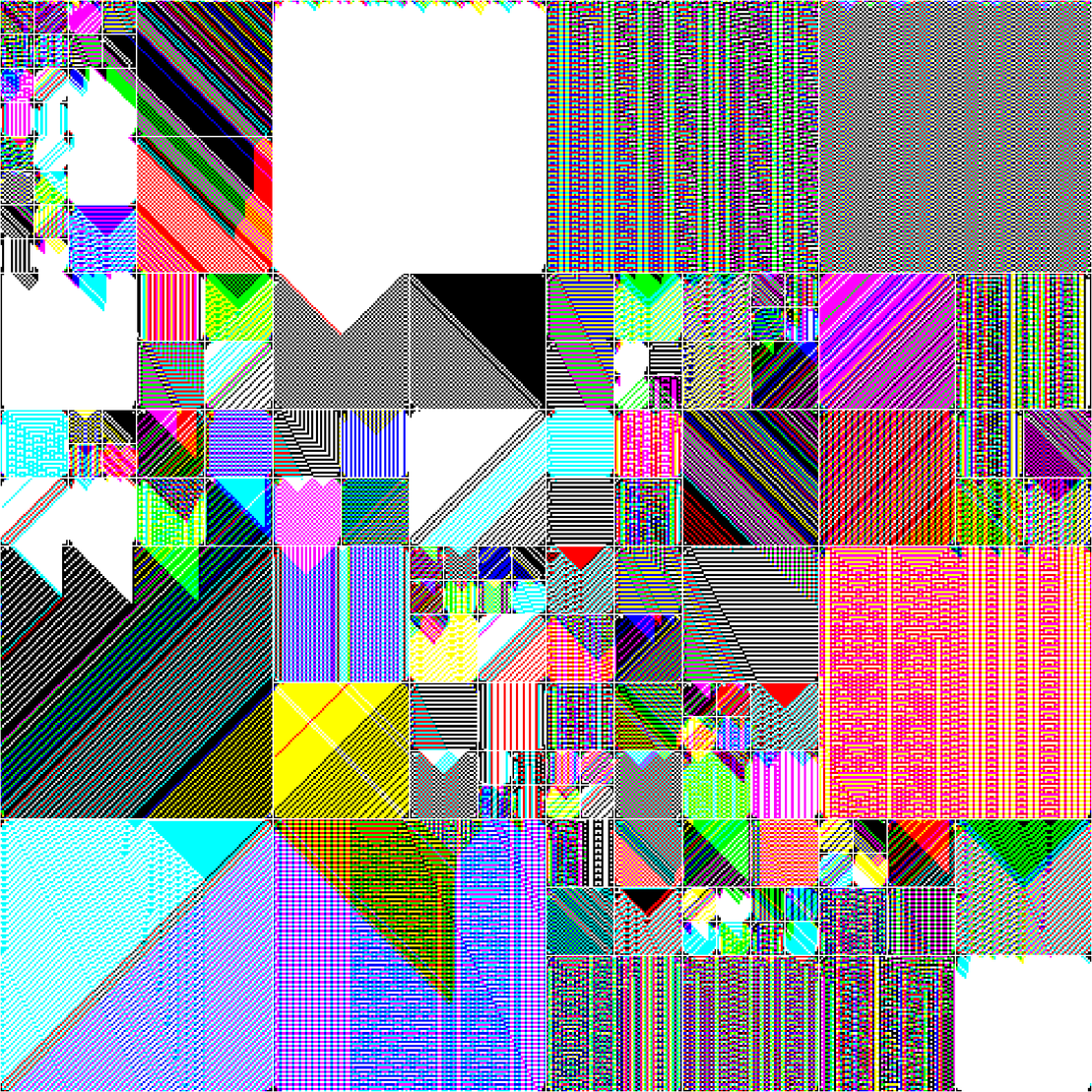 RULES (for Elementary Cellular Automata) #52