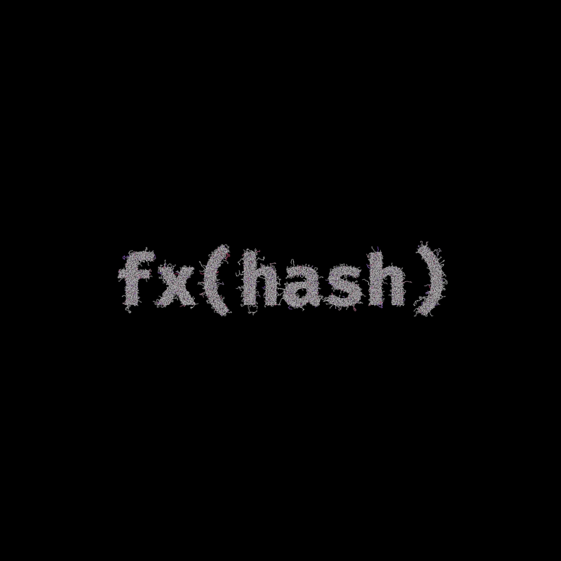 FXHASH Generative Logo #752