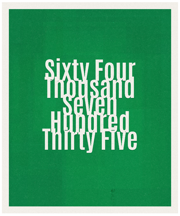 Count #64735