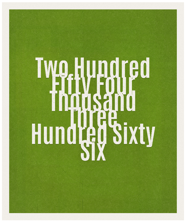 Count #254366