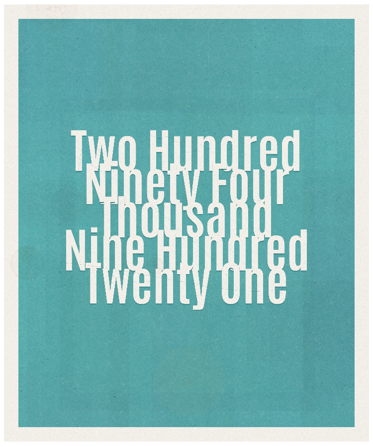 Count #294921