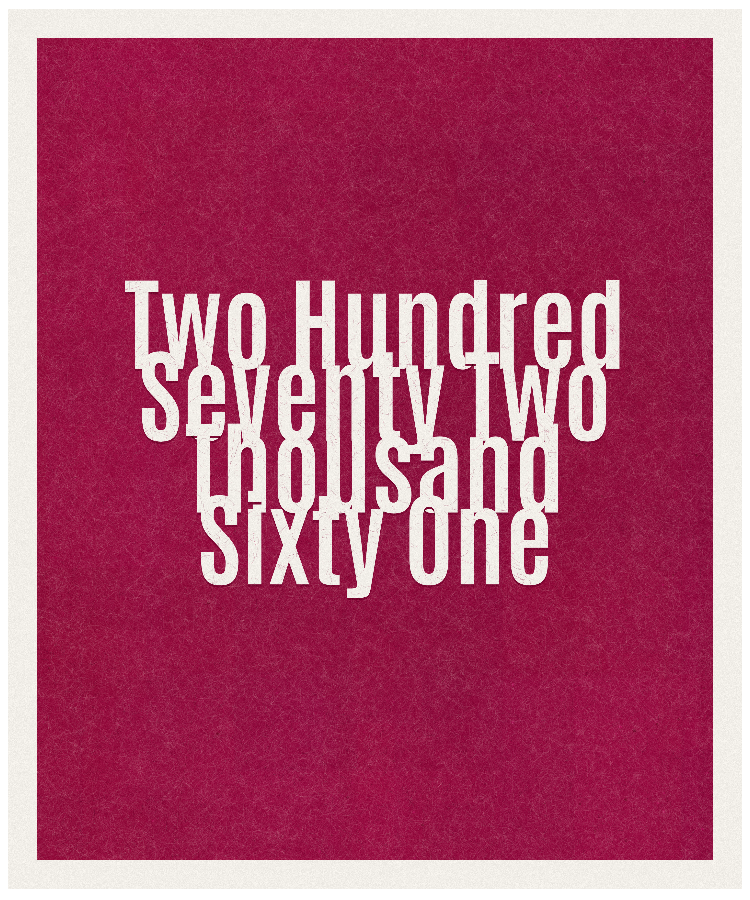 Count #272061