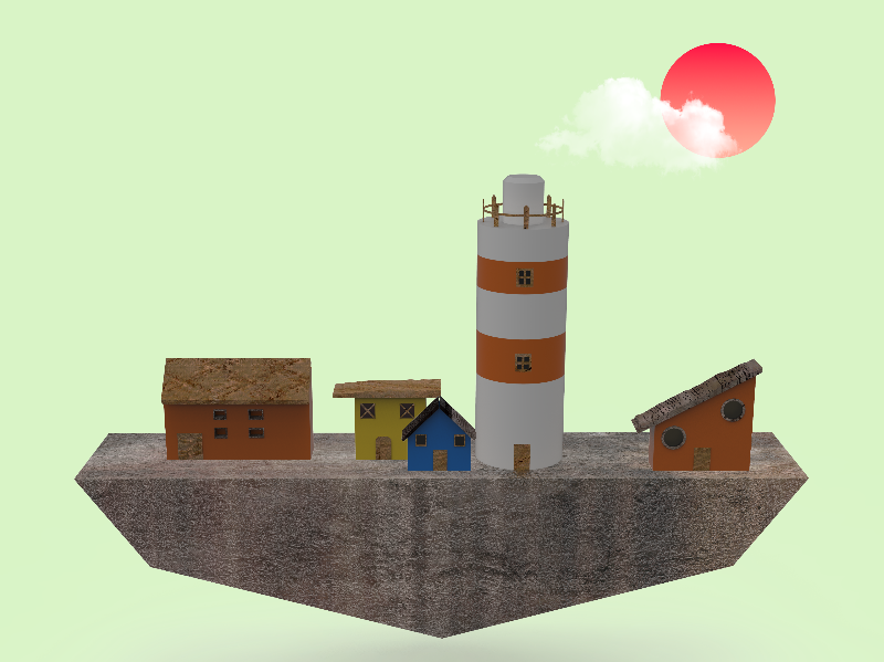 Coastal village #1