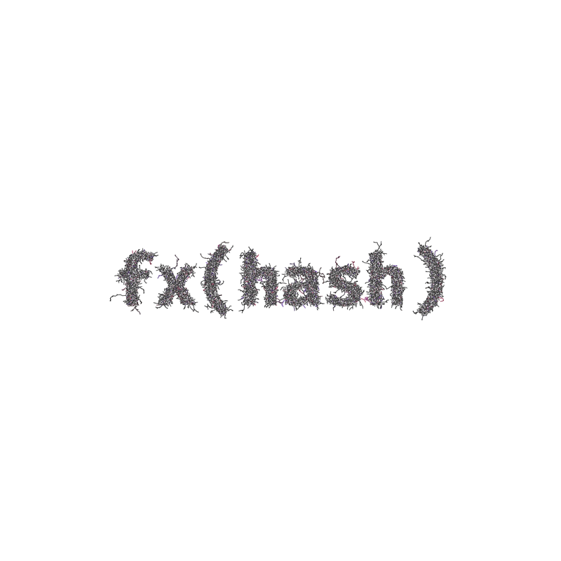 FXHASH Logo with Features #438