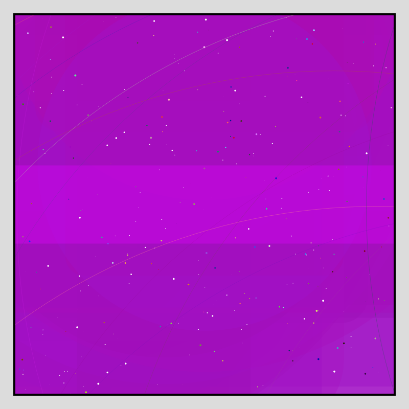 Color Field Starry B #181