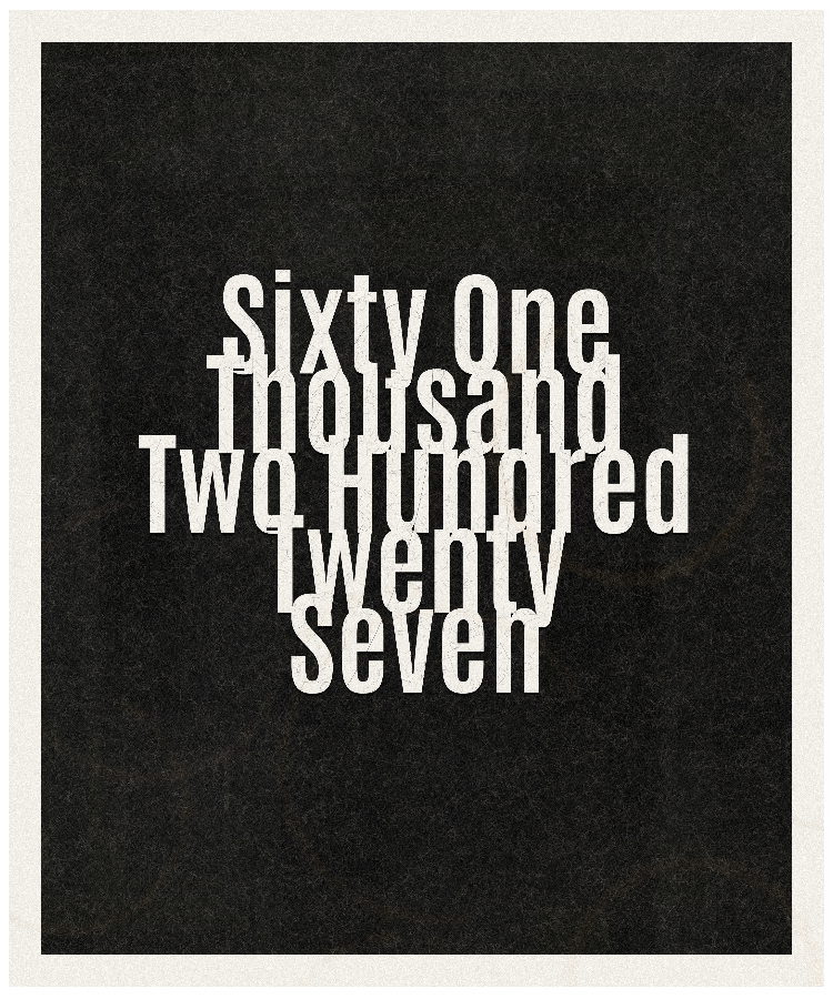 Count #61227