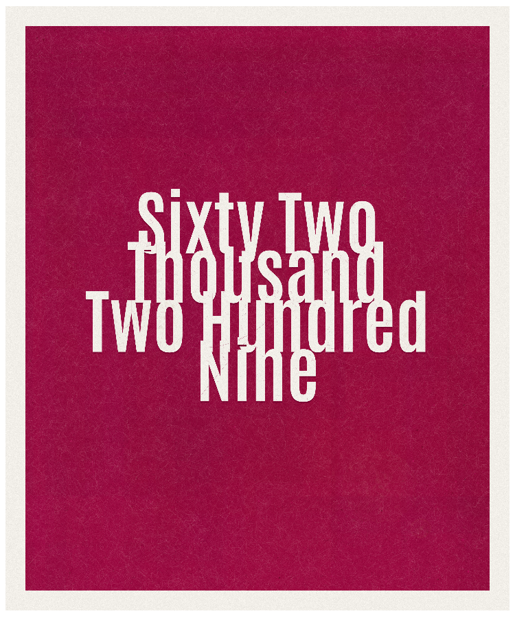 Count #62209