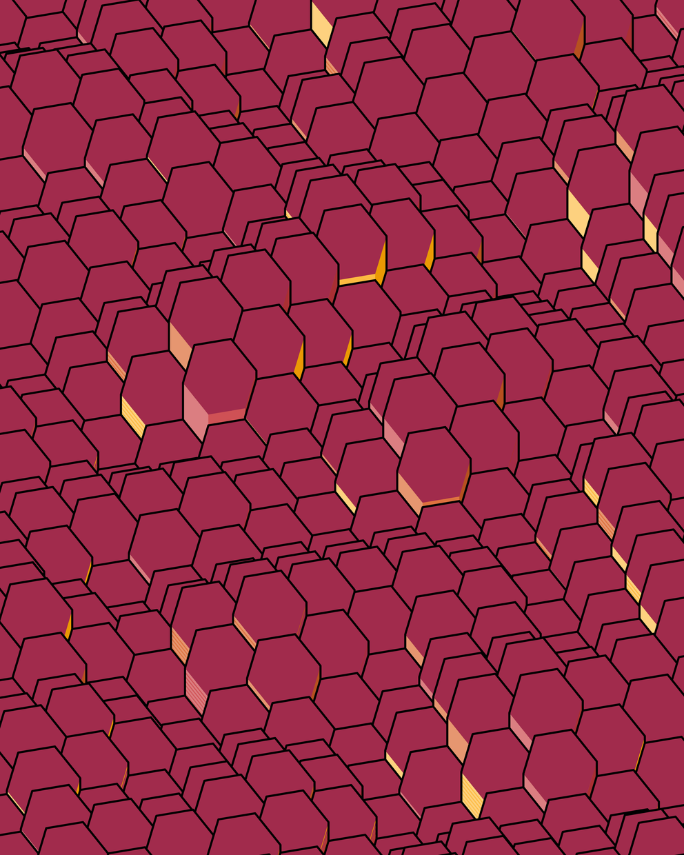 Hexagones Landscape #33