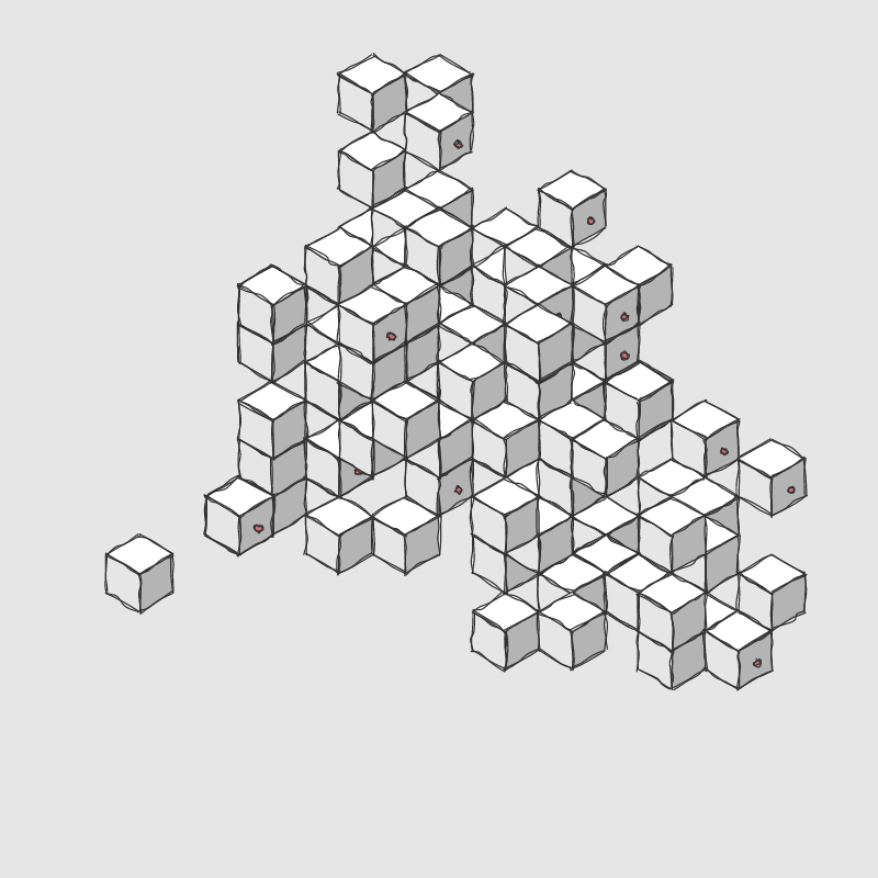 Hand drawn Voxels #1