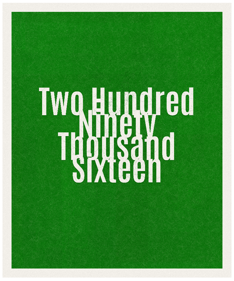 Count #290016