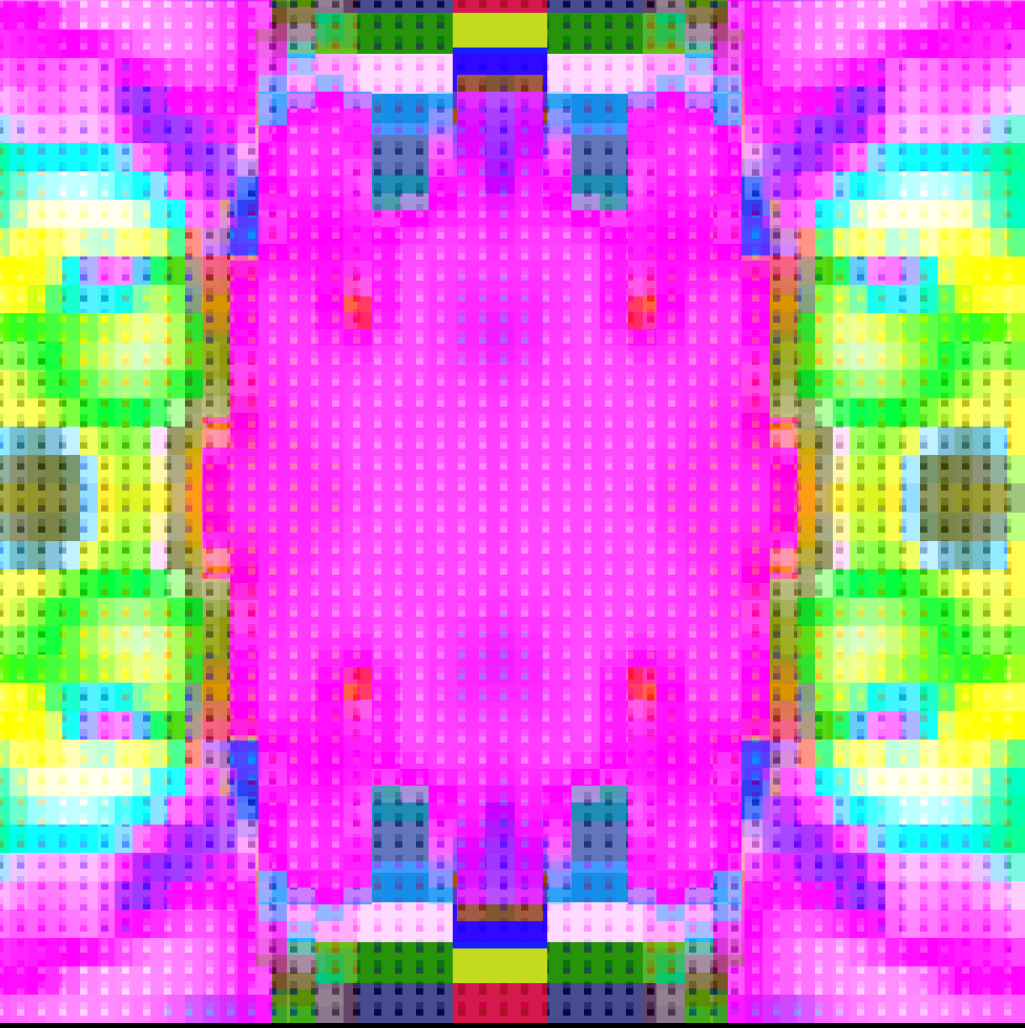 Magical Pixelated Kaleidoscope #13